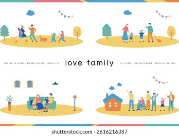 Everyday Family Life Enjoyed Together