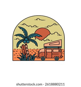 everyday is holiday with monoline art
