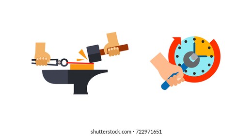 Everyday life icon set