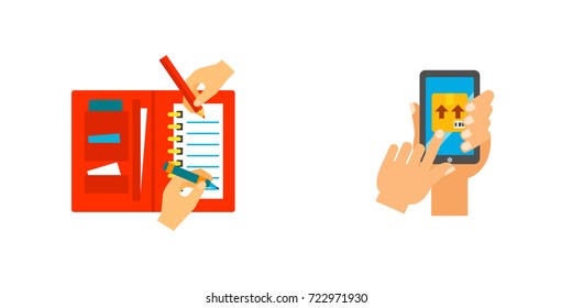 Everyday life icon set