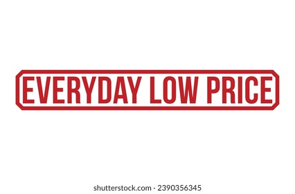 Alltägliche Low-Price Rot-Gummi-Stempel-Vektordesign.