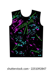 impresión diaria para vectores gráficos de camisetas
