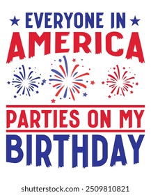 Everyone in America parties on my birthday