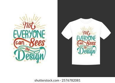 everyone can sees design text art calligraphy simple colorful typography design