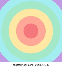 everyone is equal all gender equality.Six colored backgrounds are in overlapping circles.