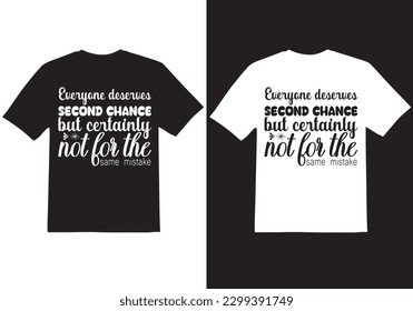 Everyone is equal typography t shirt design