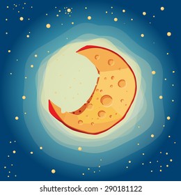 Everyone knows that the moon is from cheese