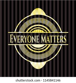 Everyone Matters golden badge