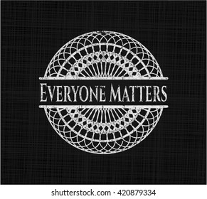Everyone Matters on blackboard