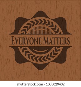  Everyone Matters wood emblem. Vintage.