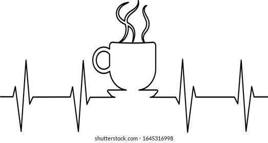 Everyone in the medical field knows that nurses live on coffee. And if your not in the medical field and drink a lot of coffee, this is what your EKG looks like. 