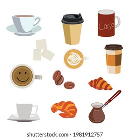 Everything for coffee. Coffee set. Coffee lovers