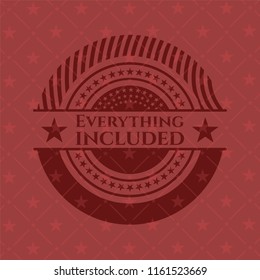 Everything included red icon or emblem