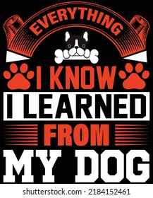 everything i know i learned from my dog
