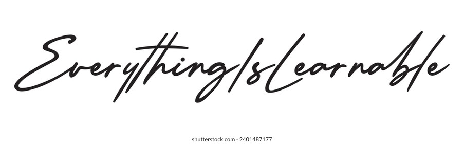 everything is learnable text on white background.