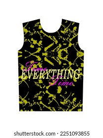 Alles-Print für T-Shirt-Grafik-Vektorgrafik