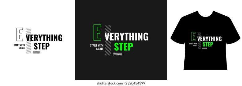 everything start with small step quotes design