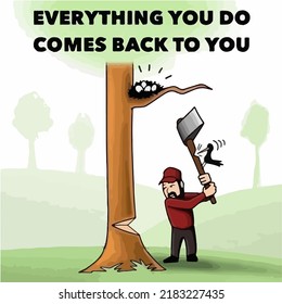 Everything you do comes back to you