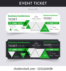 Evevt entrance vector ticket templates. Party event elegant flyer design show. Music pass invitation. - Vector
