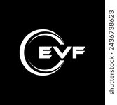 EVF Letter Logo Design, Inspiration for a Unique Identity. Modern Elegance and Creative Design. Watermark Your Success with the Striking this Logo.