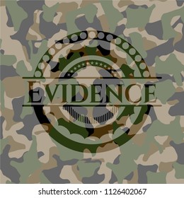 Evidence camo emblem