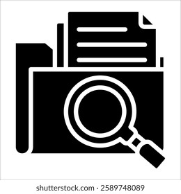 Evidence Folder Icon Element For Design