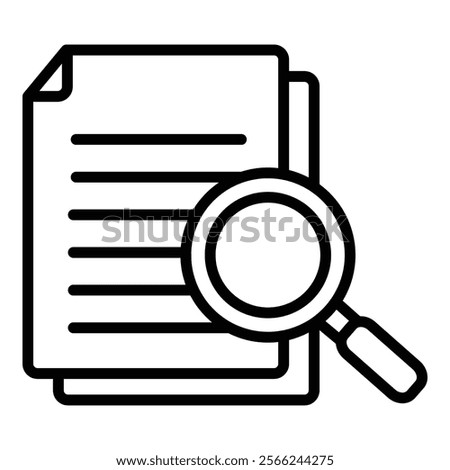 Evidence Icon Element For Design