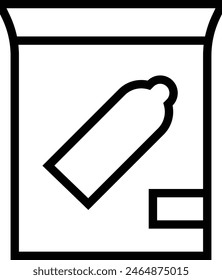 evidence icon. Thin linear style design isolated on white background