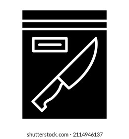 Evidence icon vector image. Can also be used for web apps, mobile apps and print media.