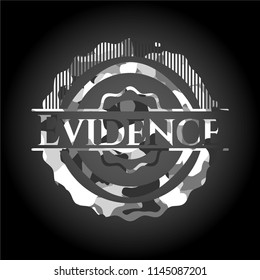 Evidence on grey camouflage pattern