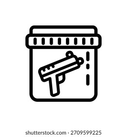 Evidence Outline Icon. Evidence Icon