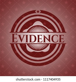 Evidence red emblem