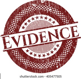 Evidence rubber texture