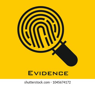 Evidence Vector Icon