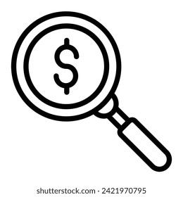 Evidence Vector Line Icon Design