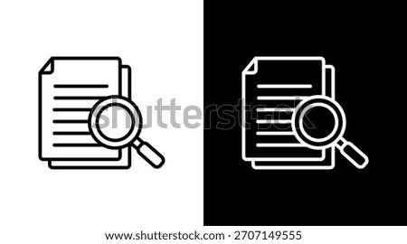 Evidence White Icon Set Design