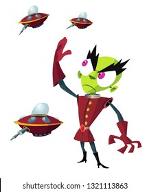 Evil Alien Commander