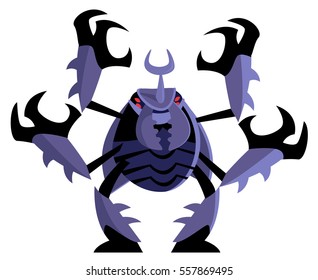 evil bug scarab beetle