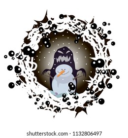 Evil Snowman Images Stock Photos Vectors Shutterstock