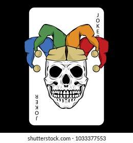 Evil Clown Joker Card Stock Vector (Royalty Free) 1033377553 | Shutterstock