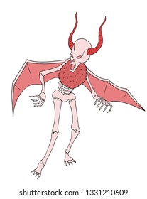 evil demon draw
