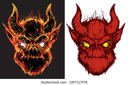 evil devil demon head hell