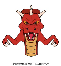 Evil dragon Videogame character cartoon