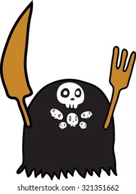 evil eater cartoon funny