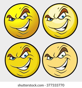 Evil Emoji Smiley Emoticon