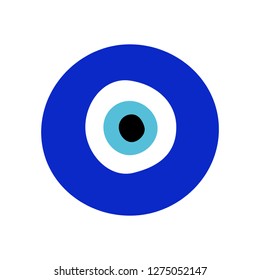 Evil eye amulet vector emoji