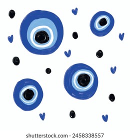 evil eye bead pattern. ethnic and more