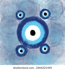 evil eye bead pattern. ethnic and more
