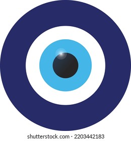Evil eye ethnic mystic greek blue amulet turkish traditional symbol of protection
