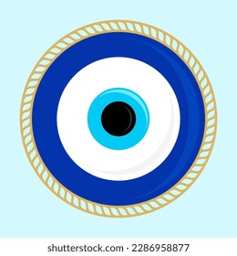 evil eye ethnic pattern. mystical traditional turkish edition. symbol. vector seamless background